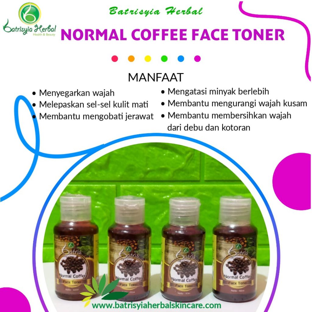 batrisyia herbal normal coffee face toner