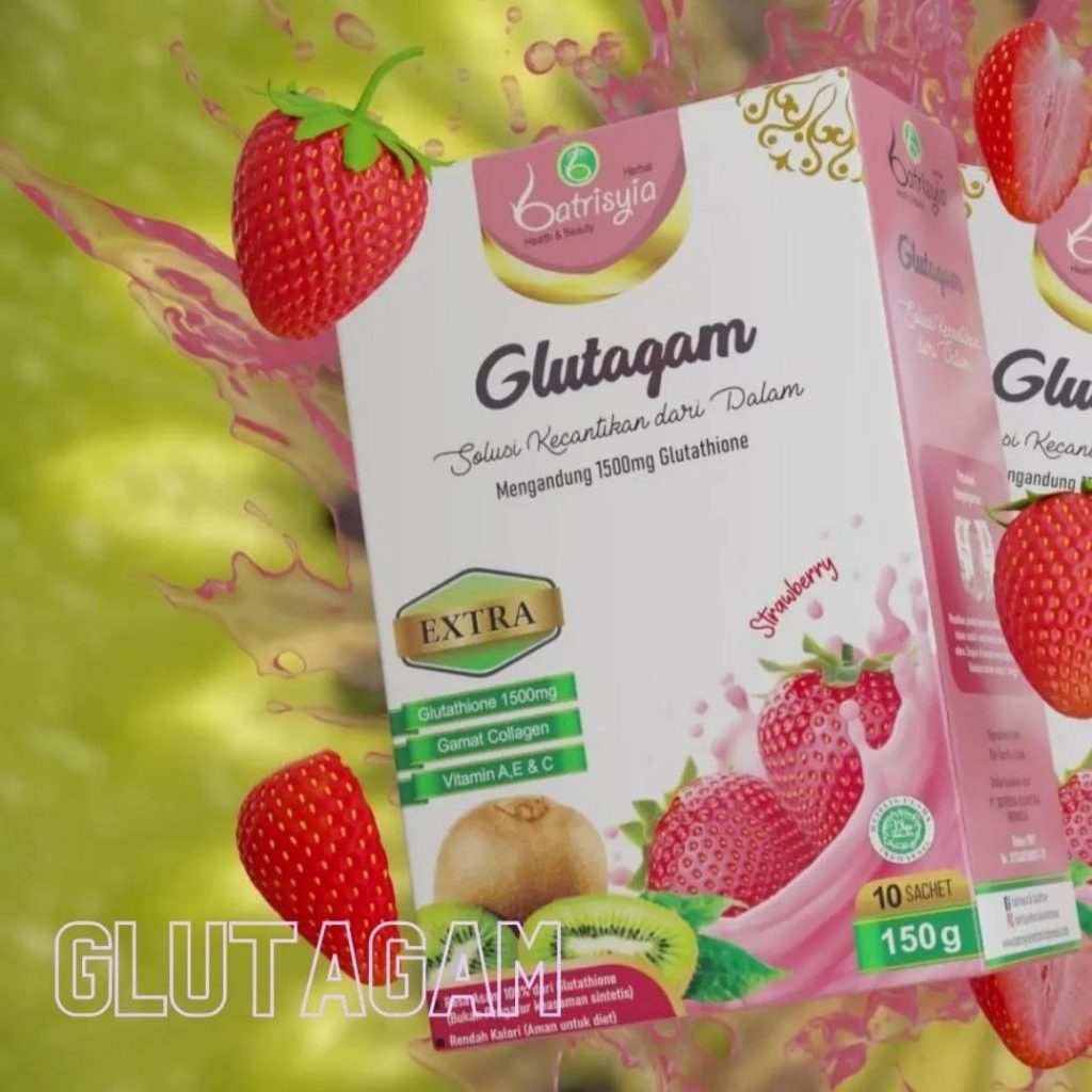 GLUTAGAM STRAWBERRY BATRISYIA HERBAL