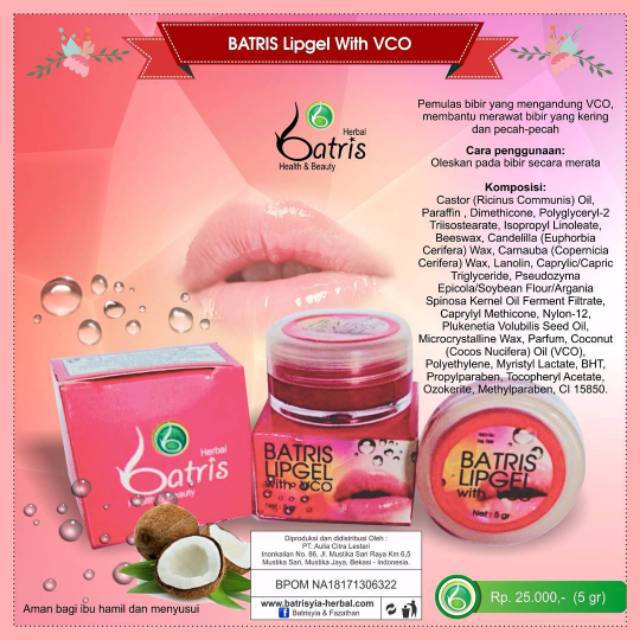 batrisyia Lipgel with VCO