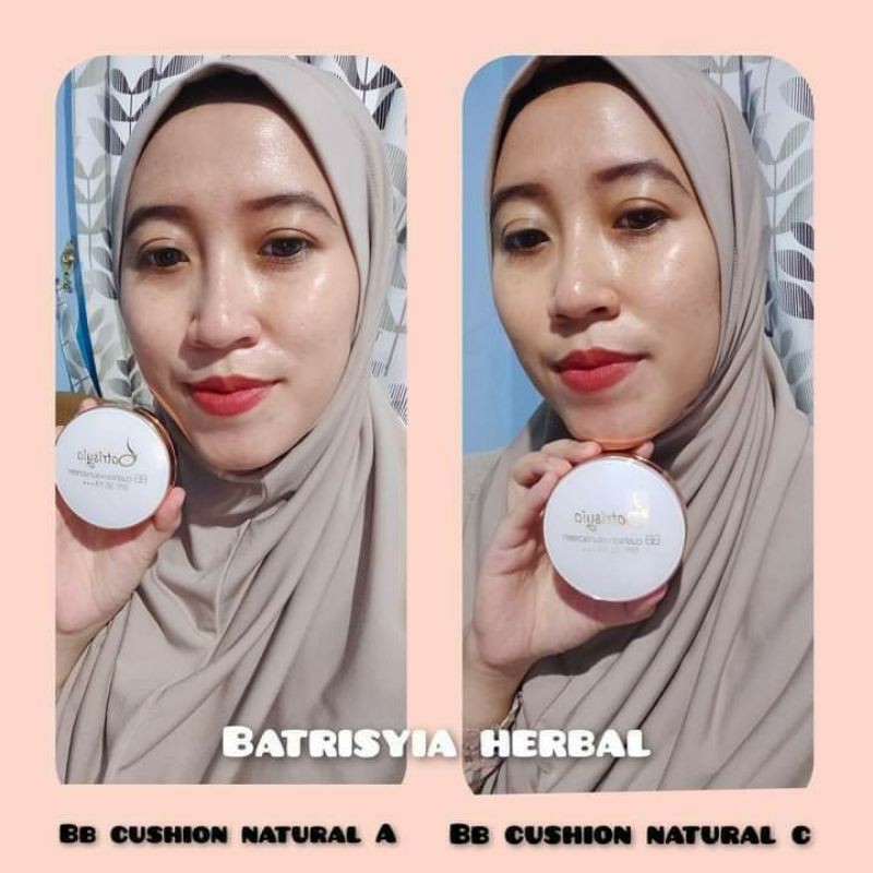 Review pemakian Batrisyia BB Cushion Sunscreen