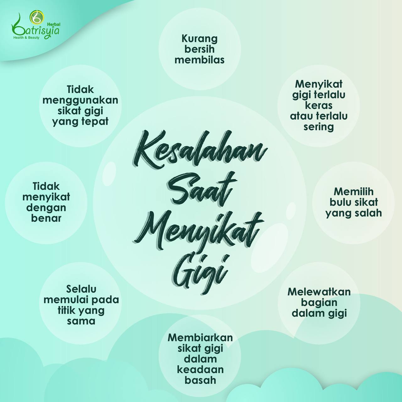 hal yang perlu diperhatikan ketika menyikat gigi