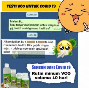 Manfaat testimoni VCO