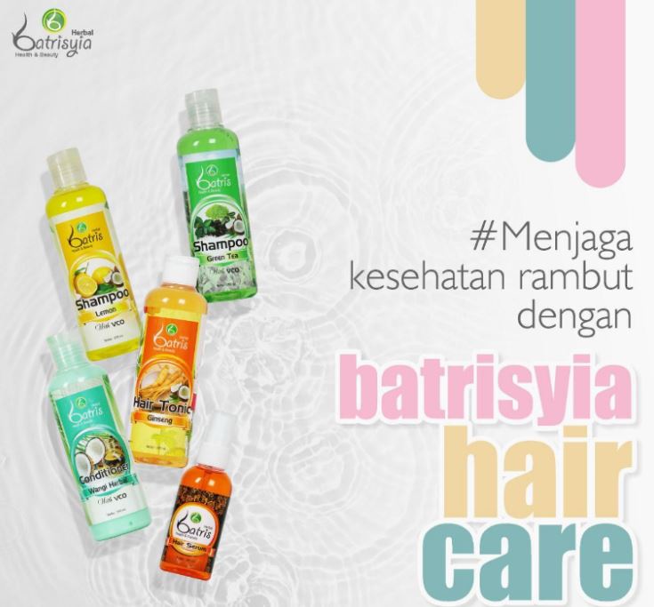 Produk Batrisyia Herbal untuk perawatan rambut