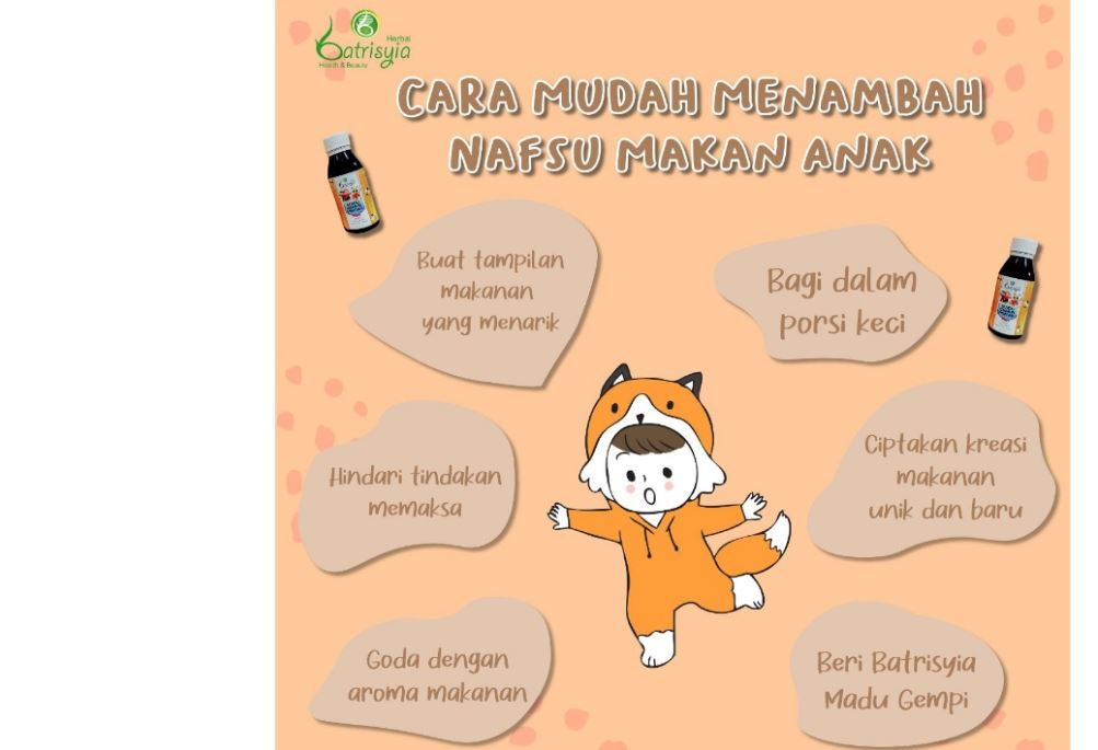 tips agar anak nafsu makannya bertambah