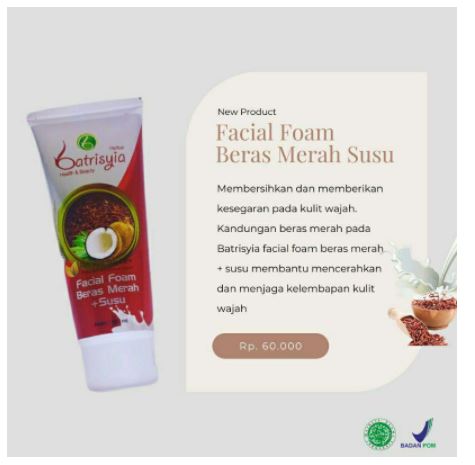 Facial Foam herbal untuk semua jenis kulit