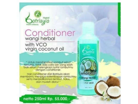 Batrisyia conditioner untuk mengatasi rambut kusut dan kusam