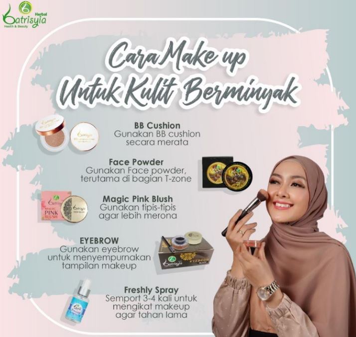 tips make up untuk jenis kult berminyak