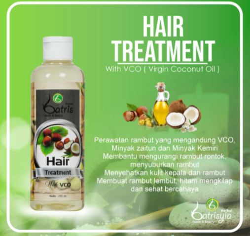 Hair Treatment alami atasi rambut kering dan bercabang