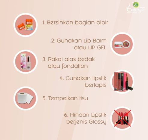 cara ampuh untuk membuat lipstick tahan lama