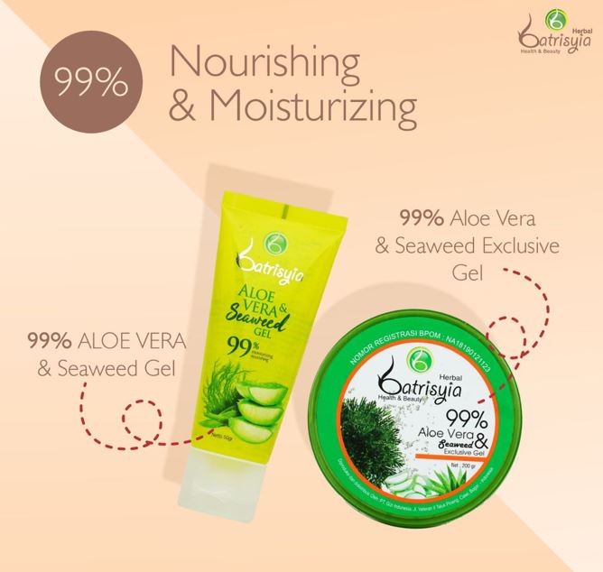 skincare yang mengandung gel aloe vera alami 