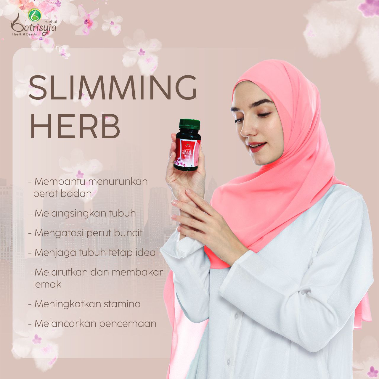 Atasi sembelit dengan batrisyia slimming herb 