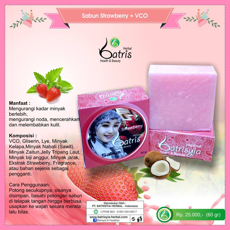 Sabun VCO Strawberry