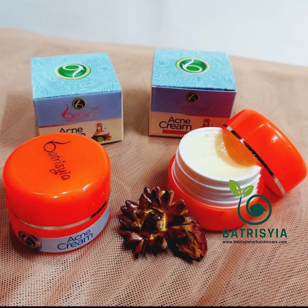 Cream acne batrisyia herbal pembersih jerawat