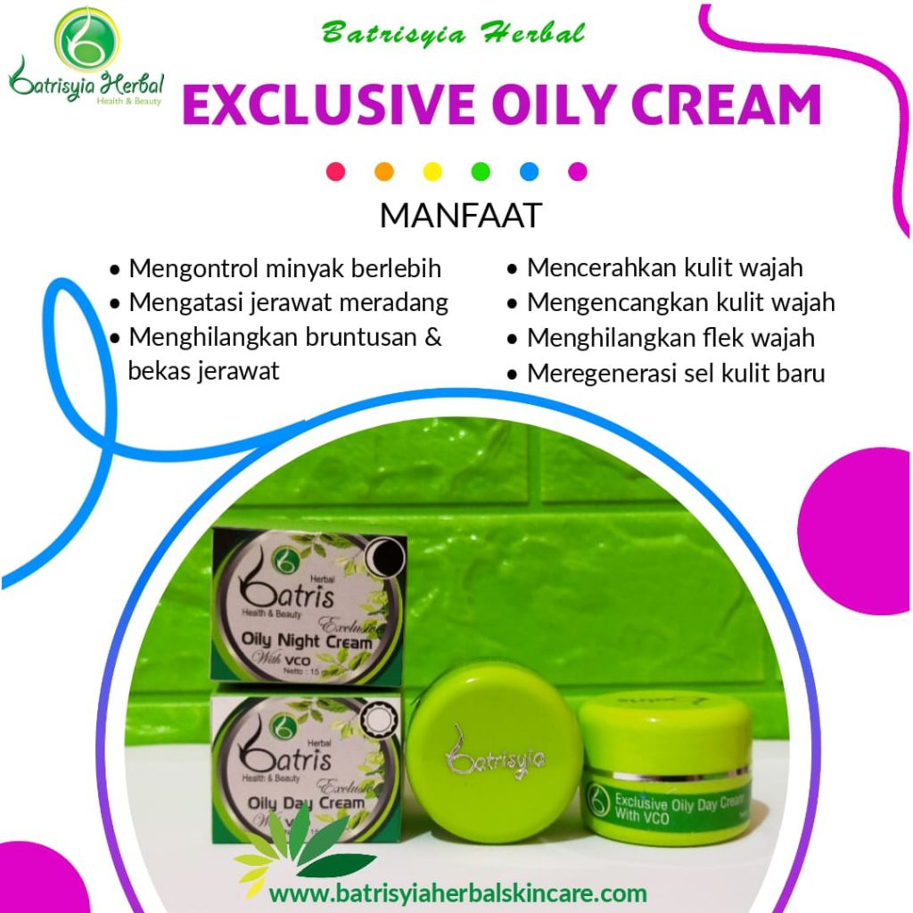 cream acne exclusive oily batrisyia herbal skincare