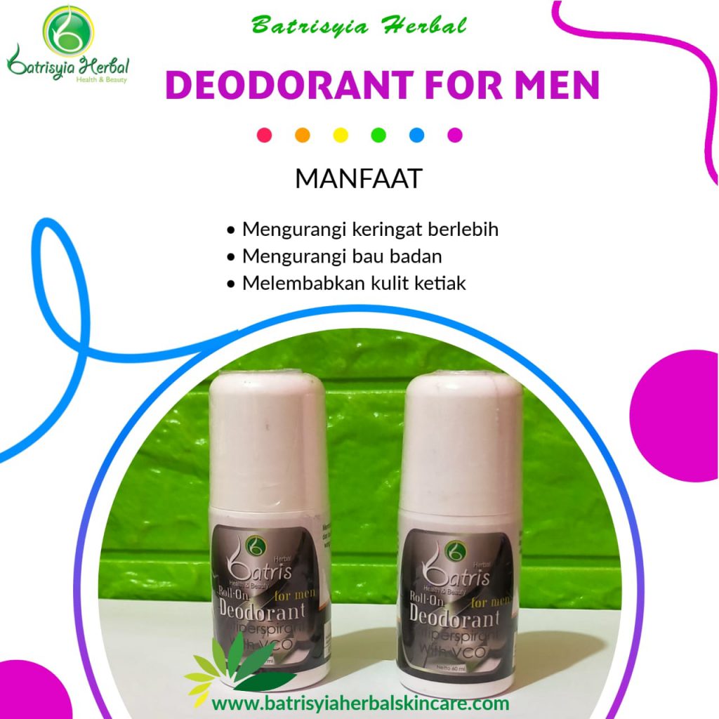 deodorant for men batrisyia herbal skincare