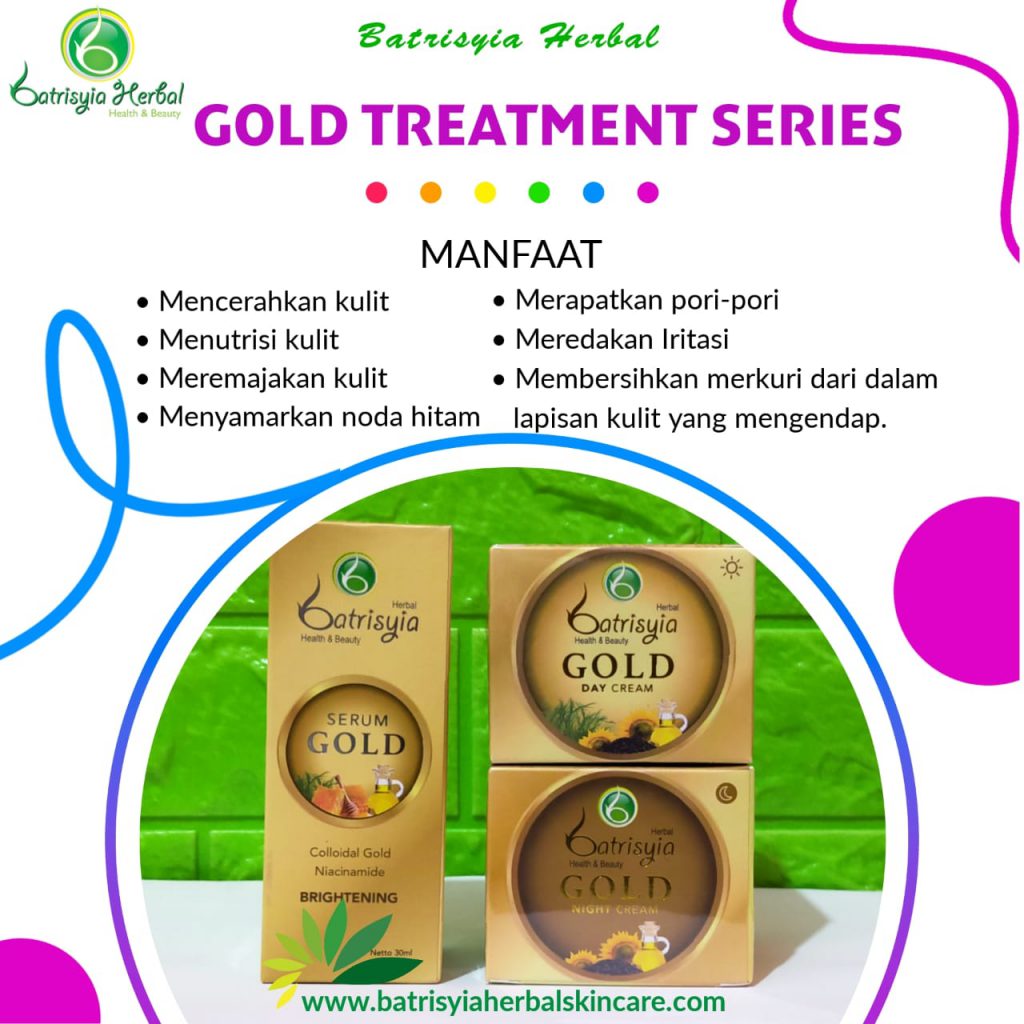 gold series batrisyia herbal skincare