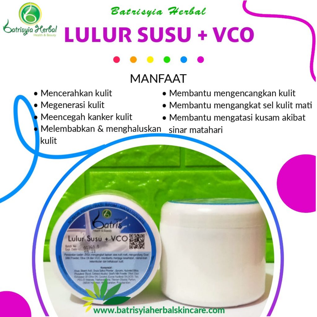 lulur susu with vco batrisyia herbal skincare