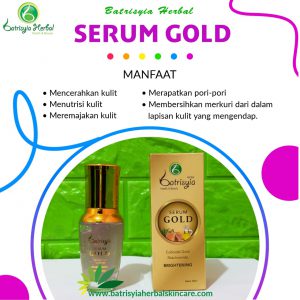 serum gold batrisyia herbal skincare