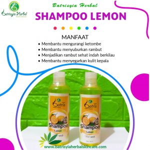 shampoo lemon batrisyia herbal skincare